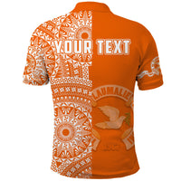 Custom Tailulu Tonga College Polo Shirt Tongan Ngatu Pattern LT14 - Polynesian Pride