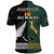 South Africa Protea and New Zealand Fern Polo Shirt Rugby Go Springboks vs All Black LT13 - Polynesian Pride