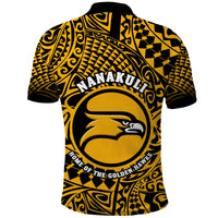 Hawaii Polo Shirt Nanakuli High and Intermediate School Tribal Kakau LT14 - Polynesian Pride