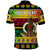 Custom Vanuatu Christmas Polo Shirt Pig Tusk Polynesian Joyeux Noel Flag Art LT14 - Polynesian Pride
