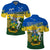 Custom Solomon Islands Polo Shirt Happy 44th Independence Anniversary Polynesian Pattern LT14 Adult Blue - Polynesian Pride