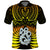 New Zealand Polo Shirt Aotearoa Fern Hei Tiki Gold Style LT13 Gold - Polynesian Pride