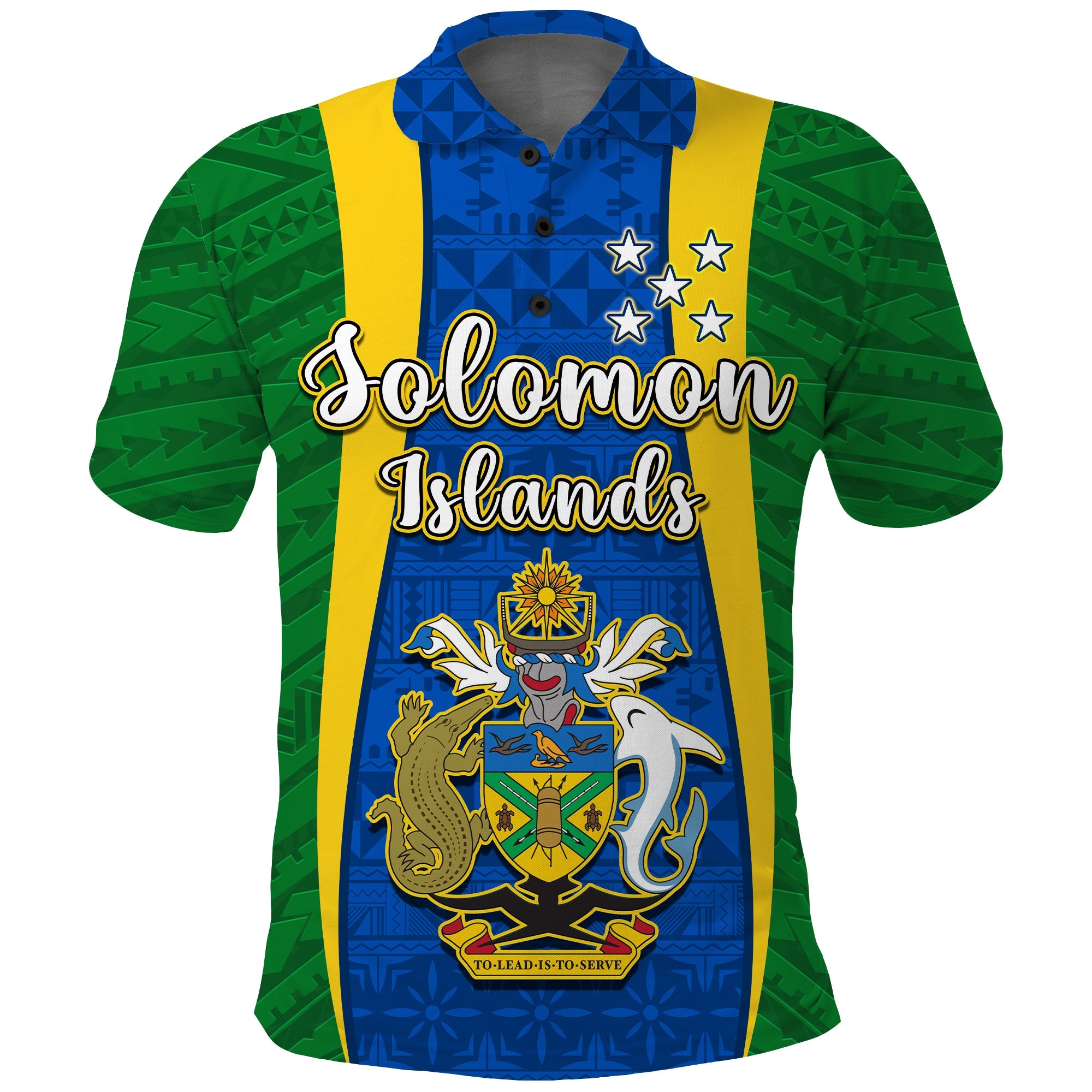 Solomon Islands Day Polo Shirt 44 Years Independence Anniversary LT13 Green - Polynesian Pride