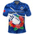Samoa Rugby Polo Shirt Manu Samoa Polynesian Hibiscus Blue Style LT14 Adult Blue - Polynesian Pride
