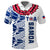 Custom Personalise Text and Number Toa Samoa Rugby Polo Shirt Siamupini Ula Fala White LT13 - Polynesian Pride