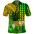 Custom Hawaii Pineapple Polo Shirt Plumeria Frangipani Mix Tribal Pattern LT13 - Polynesian Pride