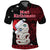 New Zealand Christmas Polo Shirt Hei Tiki Red Pohutukawa Meri Kirihimete LT14 Red - Polynesian Pride