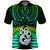 New Zealand Polo Shirt Aotearoa Fern Hei Tiki Green Style LT13 Green - Polynesian Pride