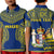 Custom Niue Polo Shirt Hiapo Mix Polynesian Happy Constitution Day LT14 - Polynesian Pride
