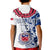 Custom Personalise Text and Number Toa Samoa Rugby Polo Shirt Siamupini Ula Fala White LT13 - Polynesian Pride