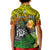 Custom The Shaka Hawaii Polo Shirt Tropical Flowers Reggae Version LT13 - Polynesian Pride