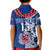 Custom Personalise Text and Number Toa Samoa Rugby Polo Shirt Siamupini Ula Fala Blue LT13 - Polynesian Pride