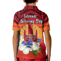 French Polynesia Polo Shirt KID Happy Internal Autonomy Day Special Version LT14 - Polynesian Pride