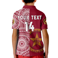 (Custom Text and Number) Tonga Eua High School Polo Shirt Class Of Year Tongan Ngatu Pattern LT14 - Polynesian Pride