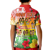 Custom Aloha Poly Fest Polo Shirt Polynesian Pattern With Tropical Flowers LT14 - Polynesian Pride