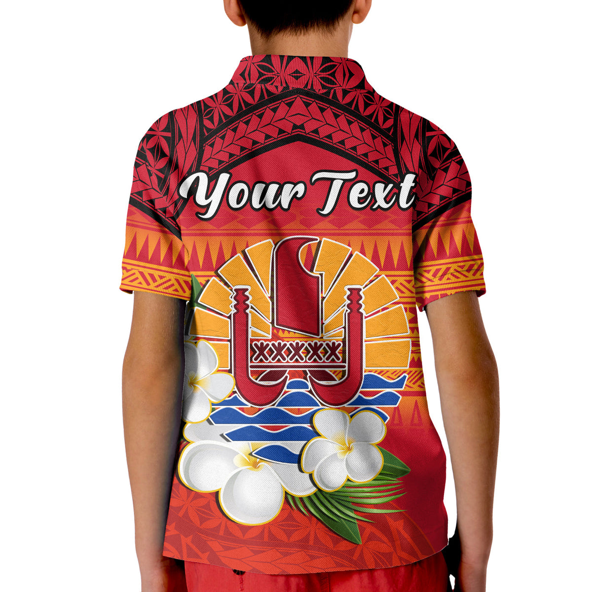 (Custom Personalised) French Polynesia Polo Shirt KID Happy Internal Autonomy Day Special Version LT14 - Polynesian Pride