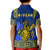 Niue Polo Shirt Happy Constitution Day Niuean Hiapo Crab With Map LT14 - Polynesian Pride