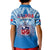 Samoa Rugby Polo Shirt KID Toa Samoa Polynesian Pacific Blue Version LT14 - Polynesian Pride