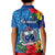 Samoa Polo Shirt Coat Of Arms Mix Tropical Flowers LT14 - Polynesian Pride