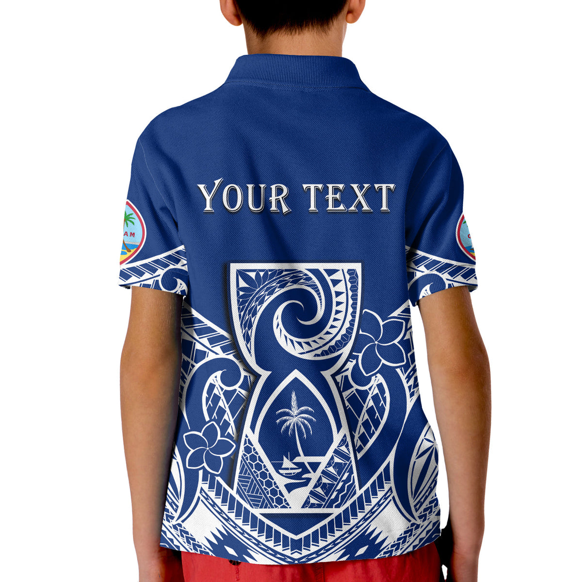 (Custom Personalised) Guam History and Chamorro Heritage Day Polo Shirt KID Latte Stone Polynesian LT14 - Polynesian Pride