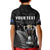 (Custom Personalised) New Zealand 2022 Rugby Polo Shirt KID Black Fern Proud Champions RWC LT14 - Polynesian Pride