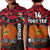 (Custom Text and Number) Papua New Guinea Rugby Polo Shirt PNG Kumuls Bird Of Paradise Black LT14 Kid Black - Polynesian Pride
