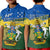 (Custom Personalised) Solomon Islands Polo Shirt KID Happy 44th Independence Anniversary Polynesian Pattern LT14 Kid Blue - Polynesian Pride