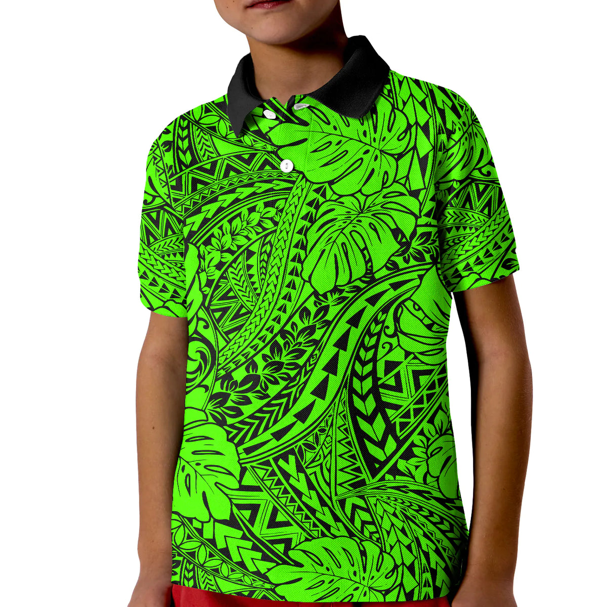 Custom Hawaii Polo Shirt Polynesian Tribal Art Ver.06 LT14 - Polynesian Pride