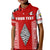 (Custom Personalised) Tonga Rugby Polo Shirt KID - Mate Ma'a Tonga LT13 Kid Red - Polynesian Pride