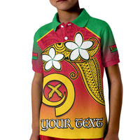 Custom Vanuatu Novelty Polo Shirt Frangipani Tropical Spa Flower LT13 - Polynesian Pride