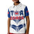 (Custom Personalise Text and Number) Toa Samoa Rugby Polo Shirt KID Siamupini Proud White LT13 - Polynesian Pride