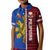 Philippines Polo Shirt Pilipinas Sun Mix Polynesian Pattern LT14 Kid Red - Polynesian Pride