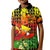 Hawaii Flowers Polo Shirt KID Color Tribal Pattern Hawaiian LT13 Kid Reggae - Polynesian Pride
