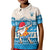 Custom Hawaii Mele Kalikimaka Polo Shirt Dabbing Santa Blue Merry Christmas LT14 - Polynesian Pride