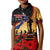 New Zealand ANZAC Polo Shirt Maori Camouflage Mix Poppies We Will Remember Them LT14 - Polynesian Pride