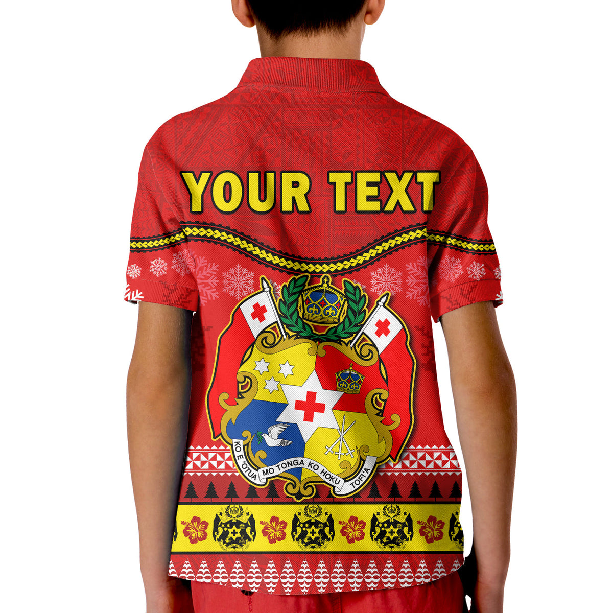 Custom Tonga Christmas Polo Shirt Tongan Ngatu Kilisimasi Fiefia LT14 - Polynesian Pride