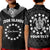 Custom Islands Polo Shirt Circle Pattern Mix Sea Turtle Black Version LT14 Kid Black - Polynesian Pride