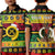 Custom Vanuatu Christmas Polo Shirt Pig Tusk Polynesian Joyeux Noel Flag Art LT14 Kid Reggae - Polynesian Pride