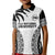 Fiji University Polo Shirt National Fijian Tapa Pattern White LT14 - Polynesian Pride