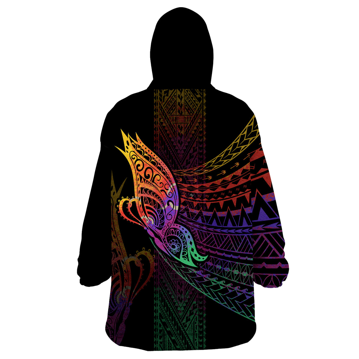 Yap Wearable Blanket Polynesian Butterfly Style LT9 - Polynesian Pride