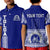 (Custom Personalised) TOLOA Polo Shirt KID Tupou College Tonga Pattern LT13 Unisex Blue - Polynesian Pride