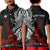 (Custom Personalised) Hawaii Polynesian Polo Shirt KID Red Ukulele LT13 Unisex Red - Polynesian Pride