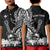 (Custom Personalised) Hawaii Polynesian Polo Shirt KID White Ukulele LT13 Unisex White - Polynesian Pride