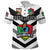 Custom Papua New Guinea PRK Mendi Muruks Polo Shirt Rugby Polynesian White LT8 - Polynesian Pride