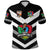 Papua New Guinea PRK Mendi Muruks Polo Shirt Rugby Polynesian Black NO.1 LT8 Black - Polynesian Pride