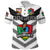 Papua New Guinea PRK Mendi Muruks Polo Shirt Rugby Original Style White LT8 - Polynesian Pride