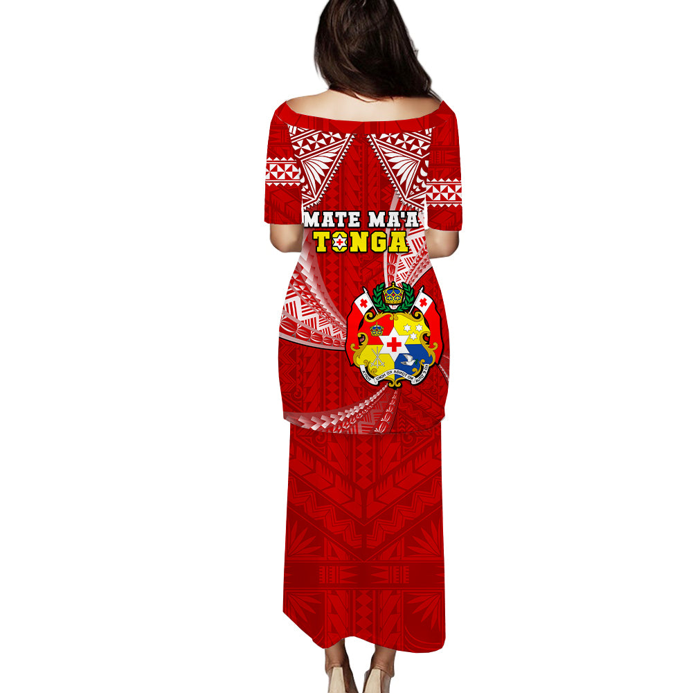 Tonga Rugby Puletaha Dress Mate Maa Tonga Pacific Tongan Ngatu LT14 - Polynesian Pride