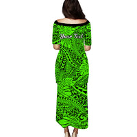 (Custom Personalised) Hawaii Puletasi Dress Polynesian Tribal Art Ver.06 LT14 - Polynesian Pride