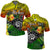 Custom The Shaka Hawaii Polo Shirt Tropical Flowers Reggae Version LT13 Reggae - Polynesian Pride