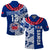 Custom Personalise Text and Number Toa Samoa Rugby Polo Shirt Siamupini Ula Fala Blue LT13 Blue - Polynesian Pride